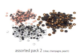 Silhouette Rhinestones: Clear, Champagne, Peach Silhouette Rhinestones: Clear, Champagne, Peach